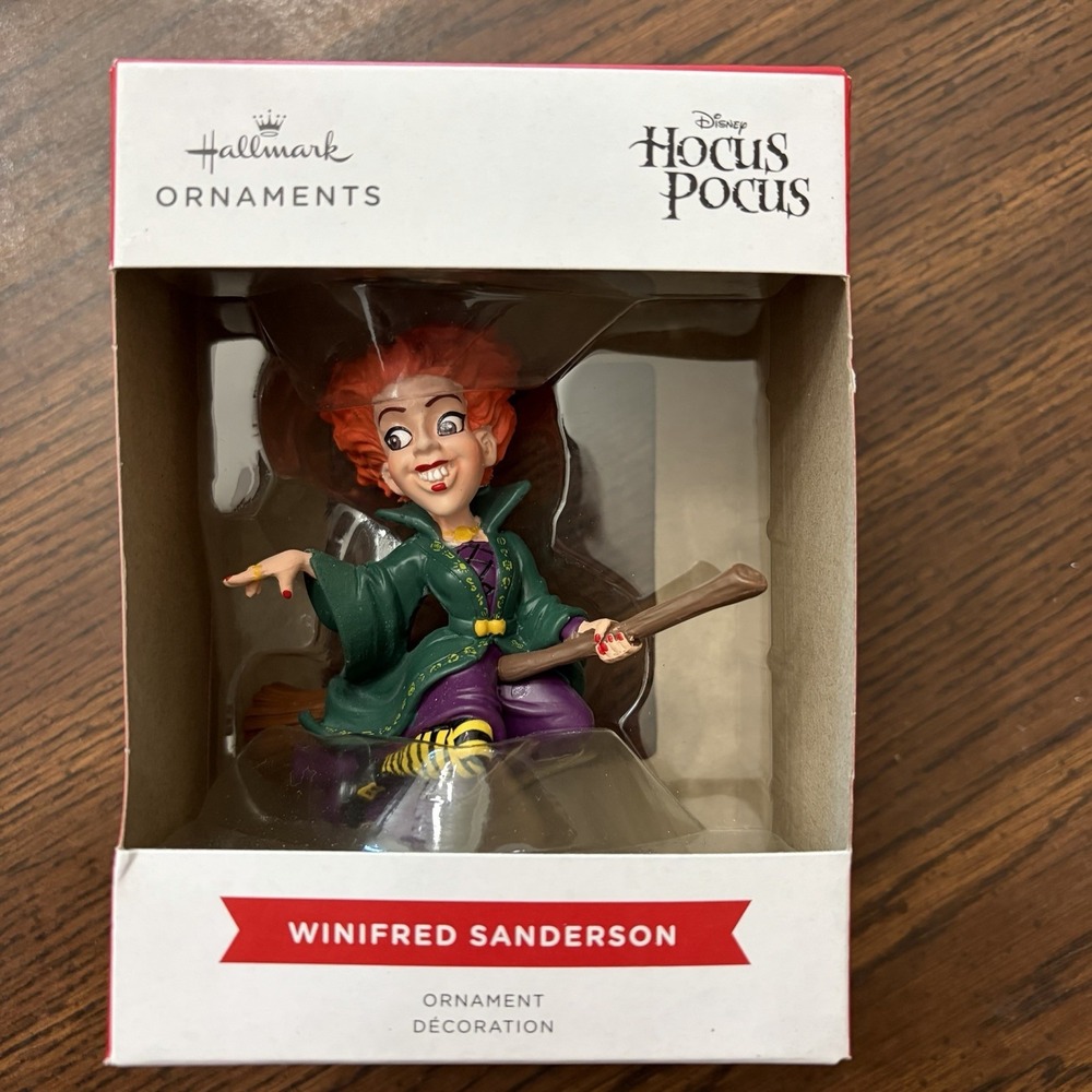 Hallmark Disney Hocus Pocus Winifred Sanderson Christmas Ornament NIB Halloween